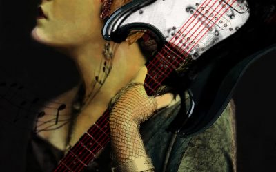 Her guitar and I. Obra gráfica digital